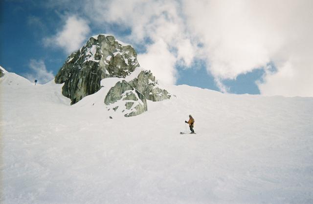 Brian on south face of Harmony Ridge