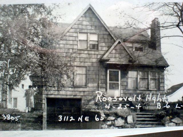 Survey photo of the house