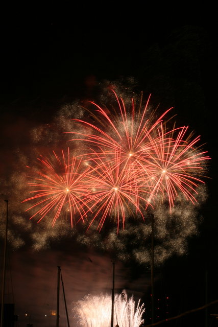 Fireworks on Lake Union