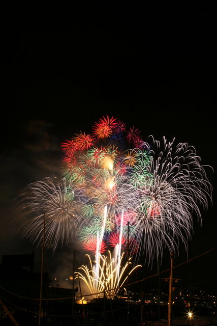 Fireworks on Lake Union