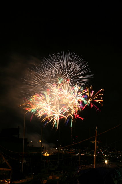 Fireworks on Lake Union