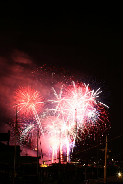 Fireworks on Lake Union