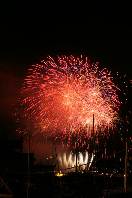 Fireworks on Lake Union