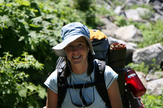 Nina on the Snow Creek Trail about 2 miles in