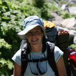 Nina on the Snow Creek Trail about 2 miles in