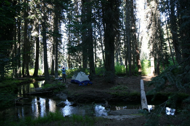 Camp at Nada Lake