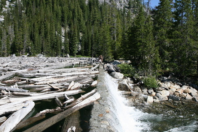 The Dam Crossing at Snow Lake