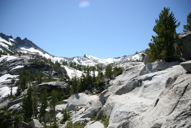 Cresting the Lower Enchantment Basin