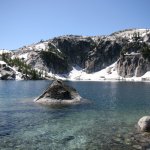 Lake Viviane and Excalaber Rock