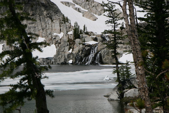 Cascade from Inspuration Lake