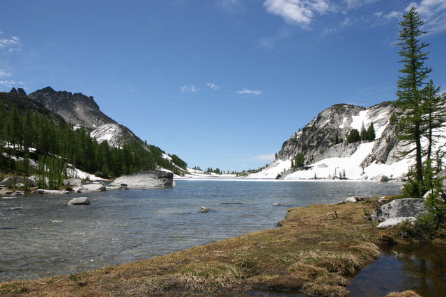 Glacially carved Crystal Pass