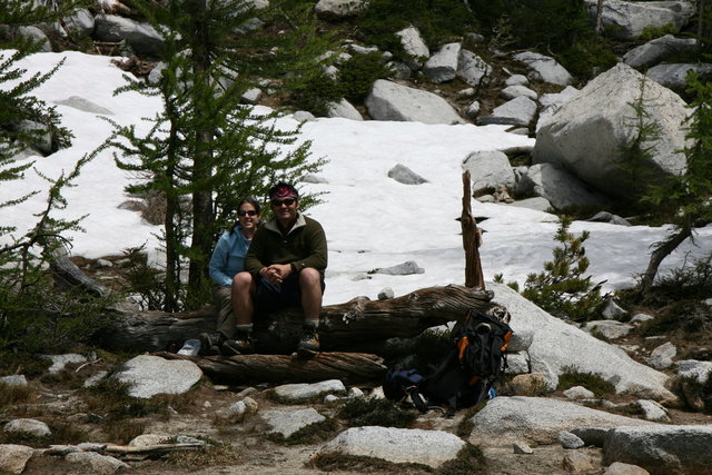 Brian and Nina at Inspiration Lake