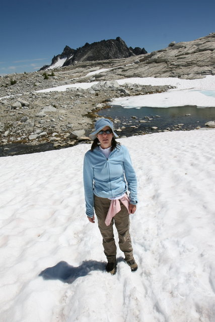 Headed up to Aasgard Pass